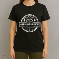Lake Winnipesaukee New Hampshire Women Camping T-Shirt thumb 4