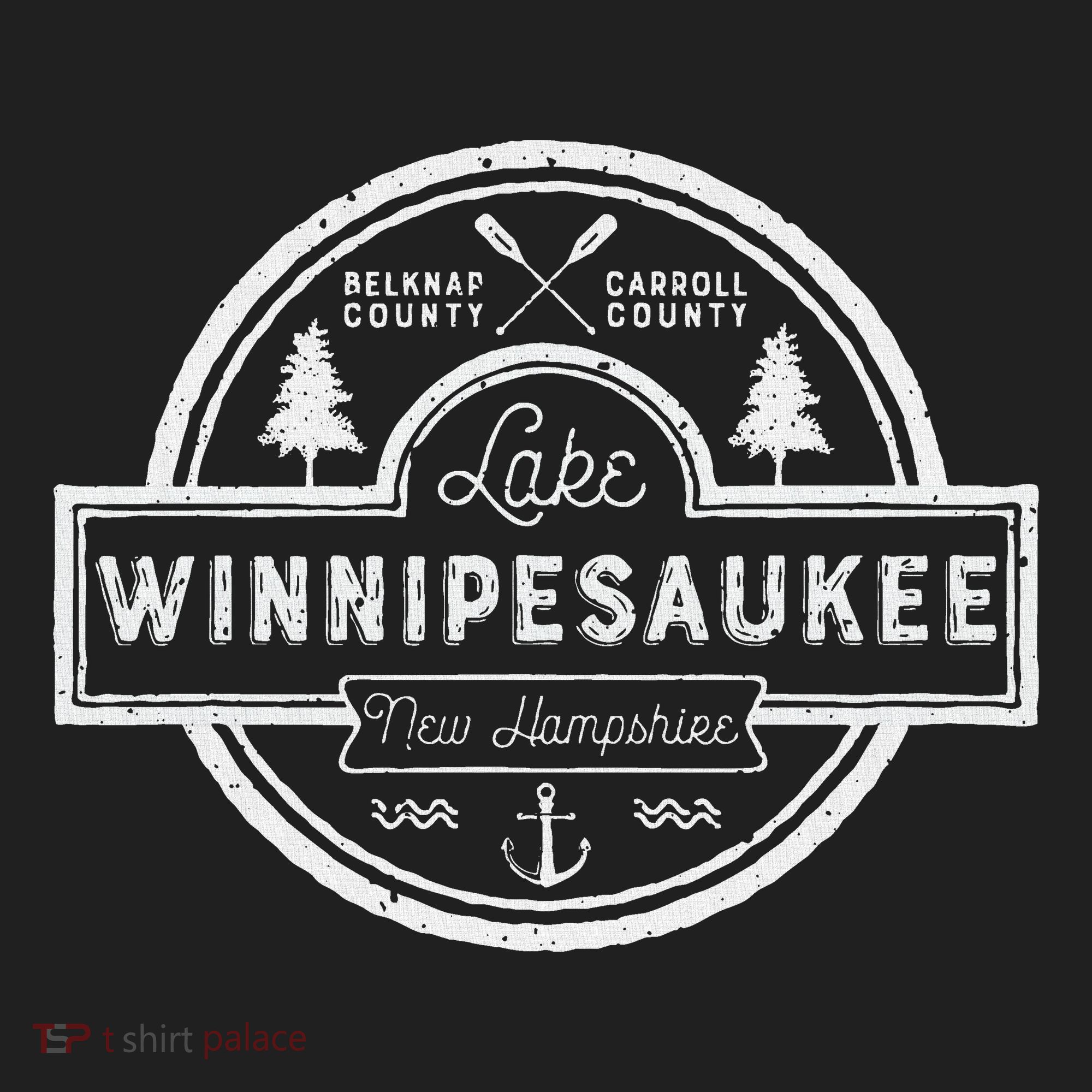 Lake Winnipesaukee New Hampshire Women Camping Beanie