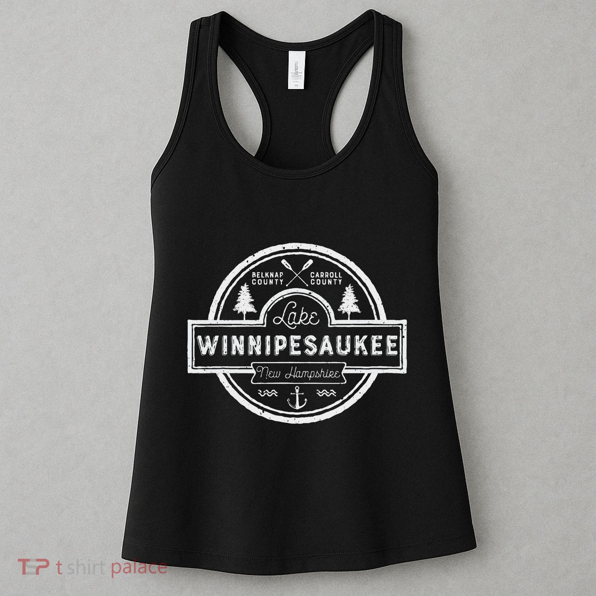 Lake Winnipesaukee New Hampshire Women Camping Women's Tank Top