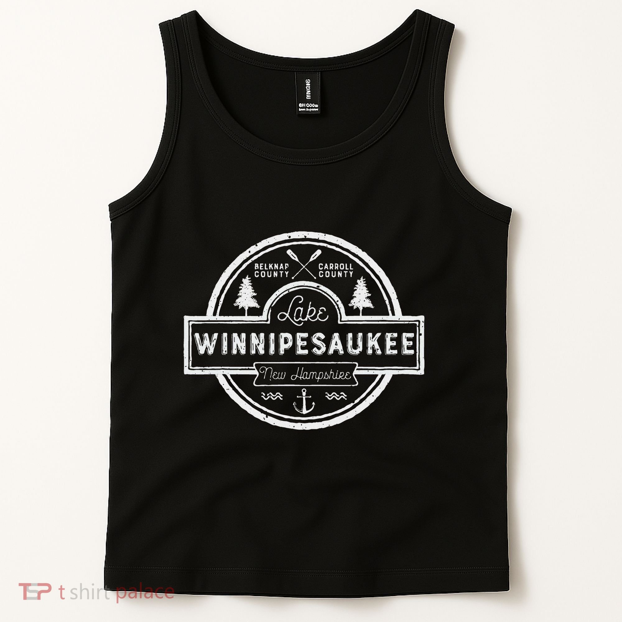Lake Winnipesaukee New Hampshire Women Camping Tank Top