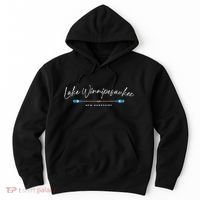 Lake Winnipesaukee New Hampshire Oars Graphic Hoodie thumb 0