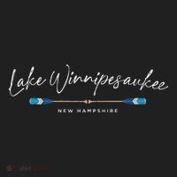 Lake Winnipesaukee New Hampshire Oars Graphic Beanie thumb 2