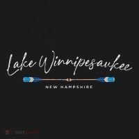 Lake Winnipesaukee New Hampshire Oars Graphic Women's Hoodie thumb 2