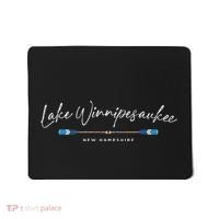 Lake Winnipesaukee New Hampshire Oars Graphic Mousepad thumb 0