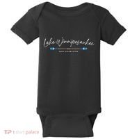 Lake Winnipesaukee New Hampshire Oars Graphic Baby Bodysuit thumb 0