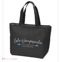 Lake Winnipesaukee New Hampshire Oars Graphic Tote Bag thumb 3