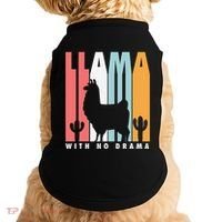 Llama With No Drama No Drama Llama Doggie Tank thumb 0