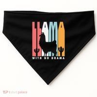 Llama With No Drama No Drama Llama USA-Made Doggie Bandana thumb 0