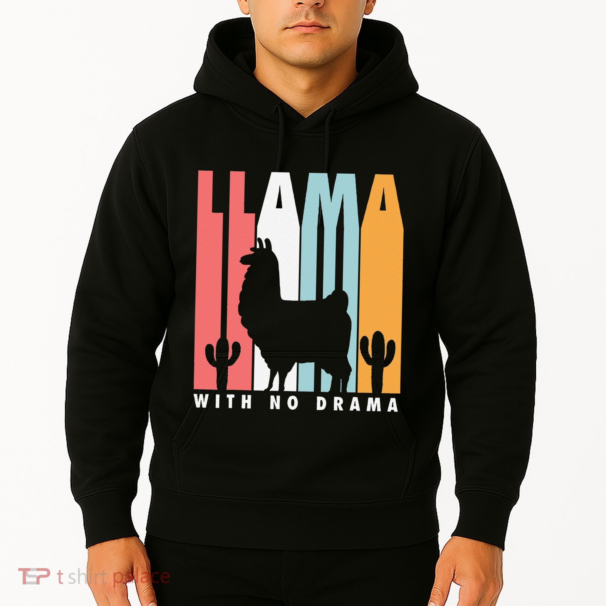 Llama With No Drama No Drama Llama Hoodie