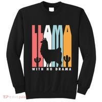 Llama With No Drama No Drama Llama Sweatshirt thumb 0