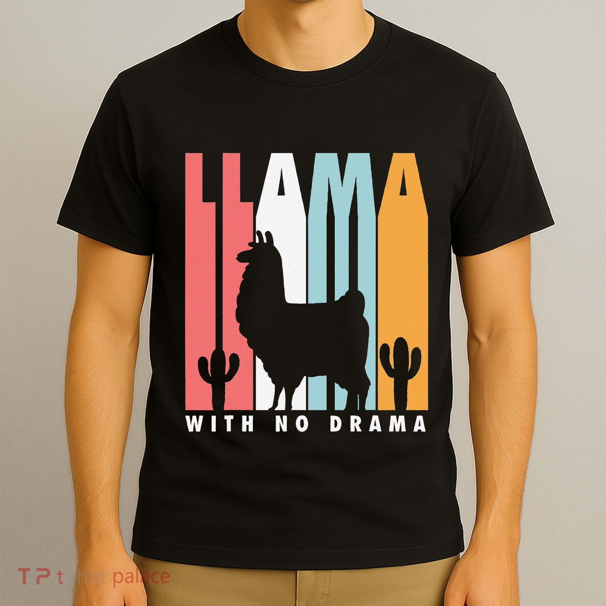 Llama With No Drama No Drama Llama T-Shirt