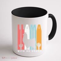 Llama With No Drama No Drama Llama Coffee Mug thumb 1