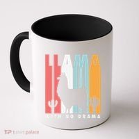 Llama With No Drama No Drama Llama Coffee Mug thumb 0