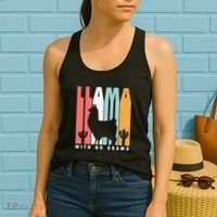 Llama With No Drama No Drama Llama Women's Tank Top thumb 2