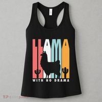 Llama With No Drama No Drama Llama Women's Tank Top thumb 3