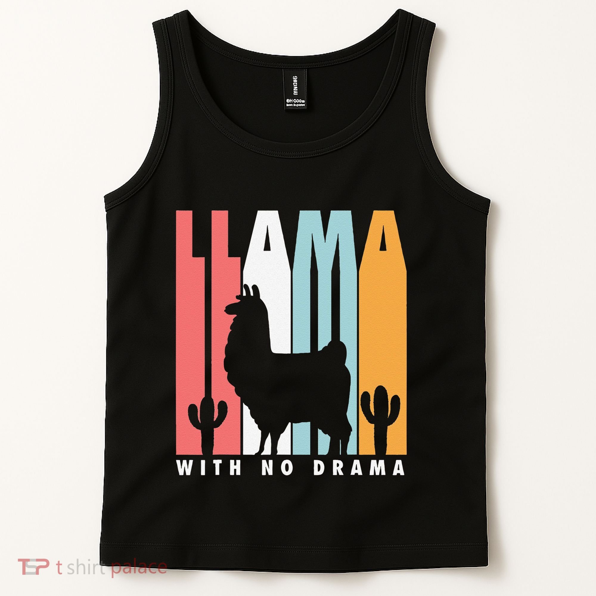Llama With No Drama No Drama Llama Tank Top
