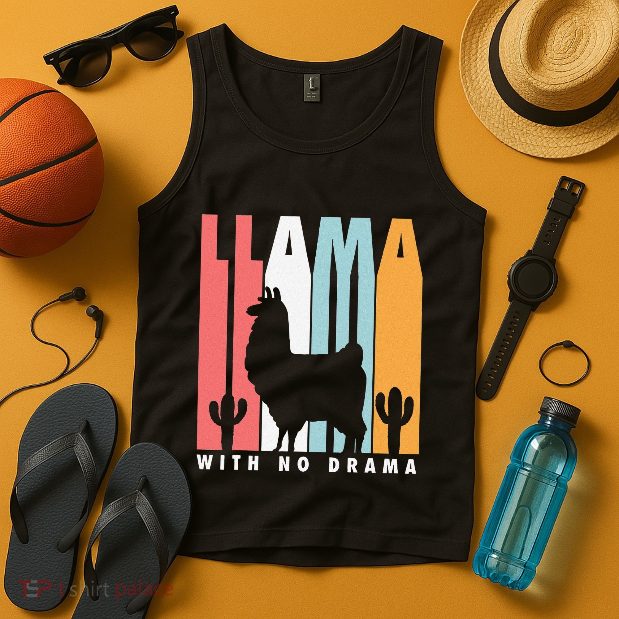 Llama With No Drama No Drama Llama Tank Top