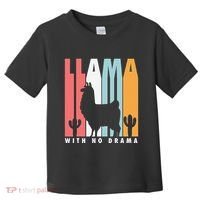 Llama With No Drama No Drama Llama Toddler T-Shirt thumb 0