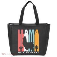 Llama With No Drama No Drama Llama Tote Bag thumb 0