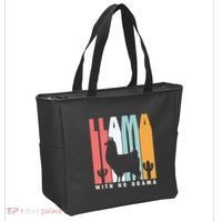 Llama With No Drama No Drama Llama Tote Bag thumb 2