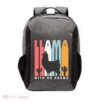 Llama With No Drama No Drama Llama Vector Backpack thumb 0