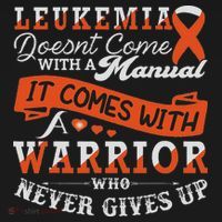 Leukemia Warrior Orange Ribbon Support Quote Family Friends Women's Hoodie thumb 2
