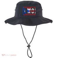 Latino World Order Puerto Rico Blue And Red Bucket Hat thumb 0