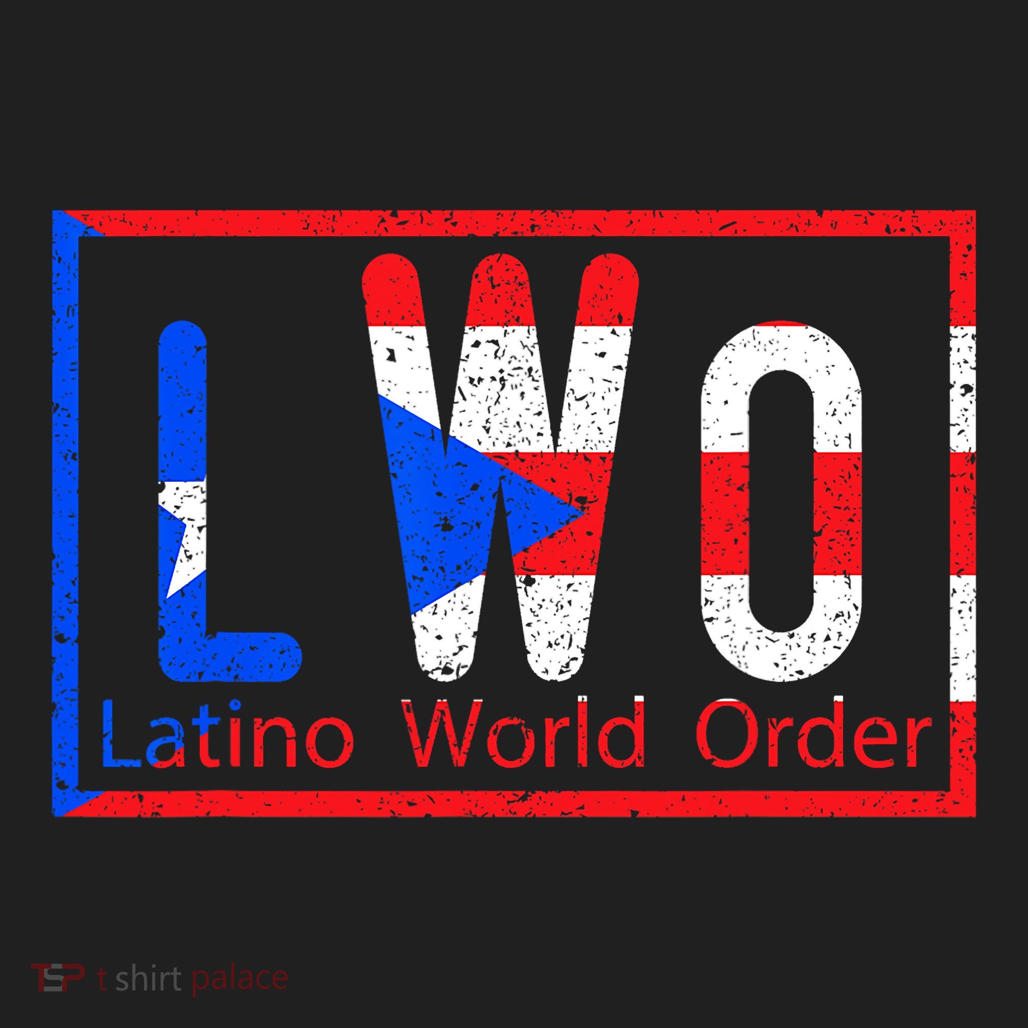 Latino World Order Puerto Rico Blue And Red Beanie