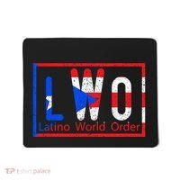 Latino World Order Puerto Rico Blue And Red Mousepad thumb 0