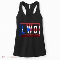 Latino World Order Puerto Rico Blue And Red Women's Tank Top thumb 0