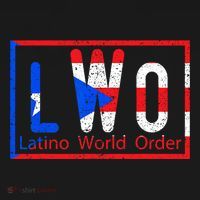 Latino World Order Puerto Rico Blue And Red Baby Bodysuit thumb 2