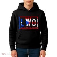 Latino World Order Puerto Rico Blue And Red Kids Hoodie thumb 4