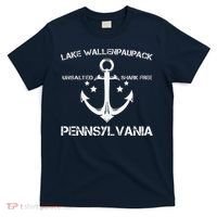 Lake Wallenpaupack Pennsylvania Funny Fishing Camping Gift T-Shirt thumb 0