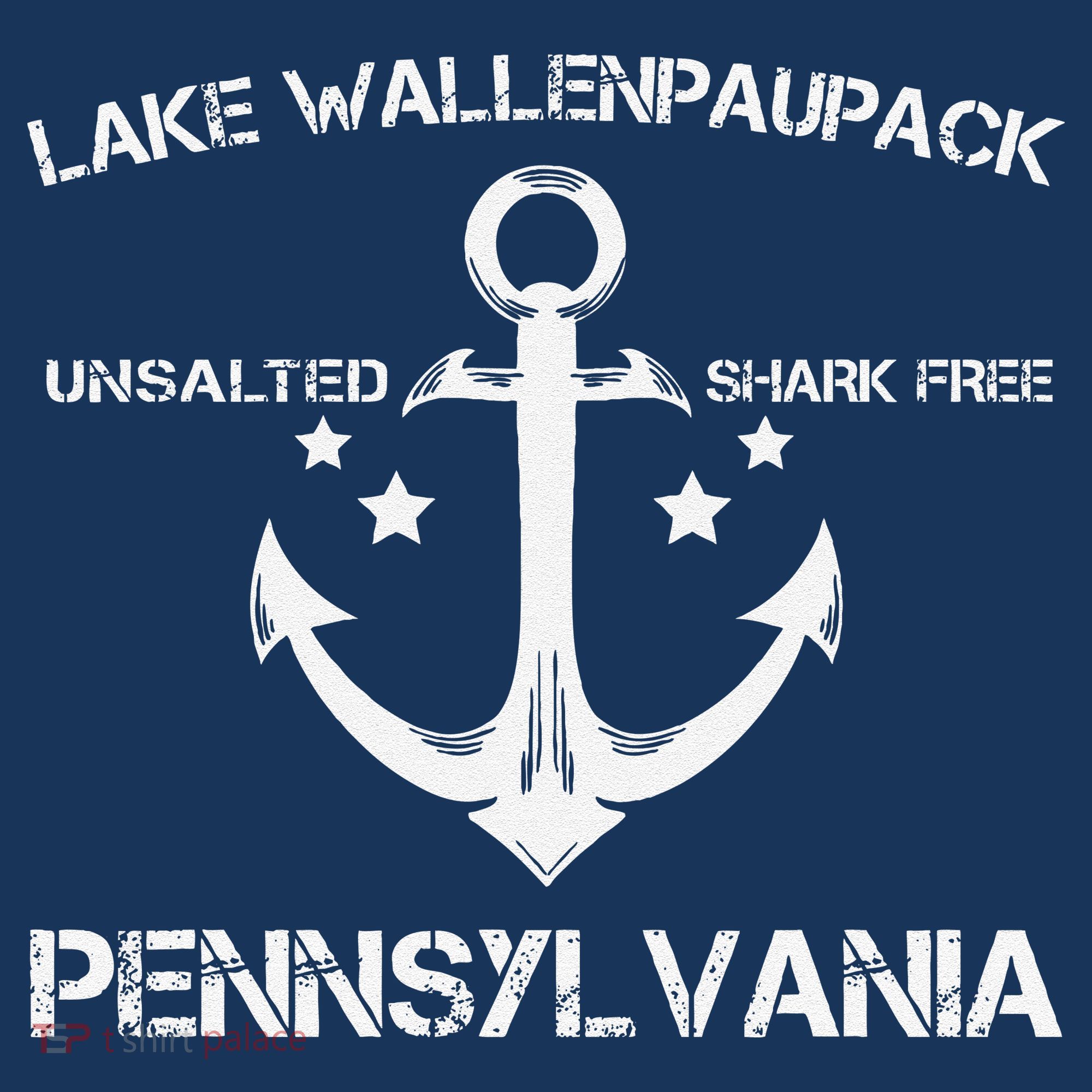 Lake Wallenpaupack Pennsylvania Funny Fishing Camping Gift Bucket Hat