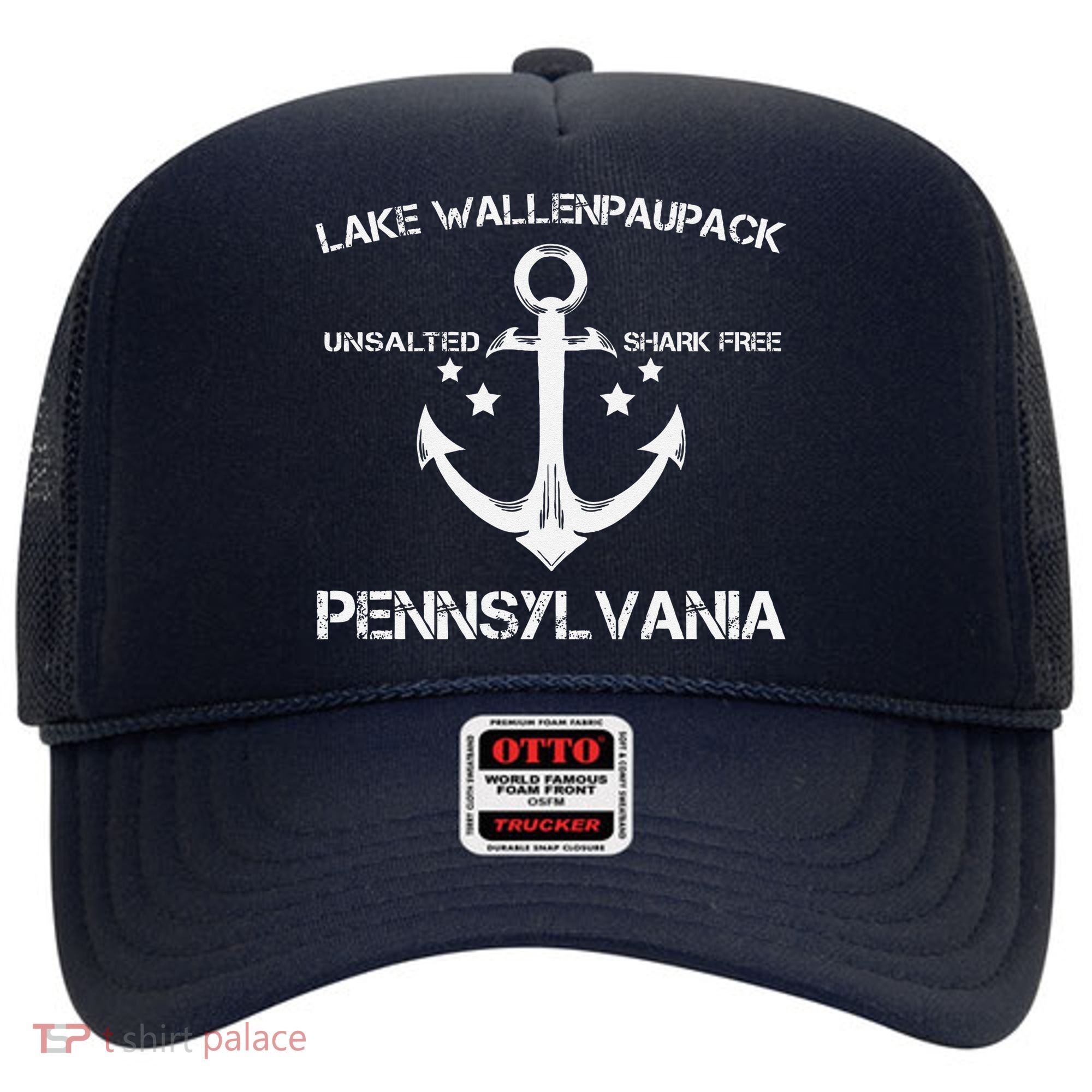 Lake Wallenpaupack Pennsylvania Funny Fishing Camping Gift Hat