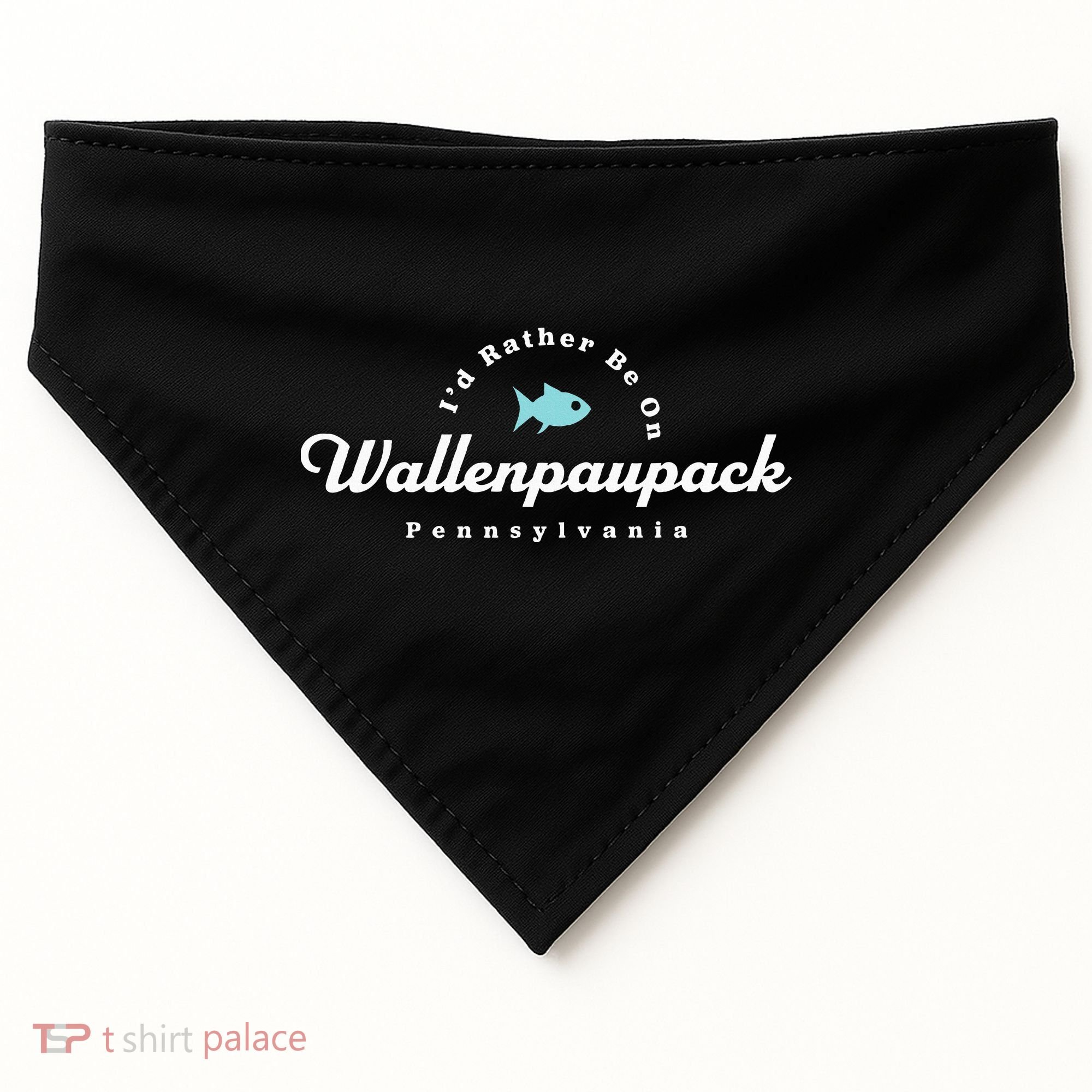 Lake Wallenpaupack Pennsylvania USA-Made Doggie Bandana