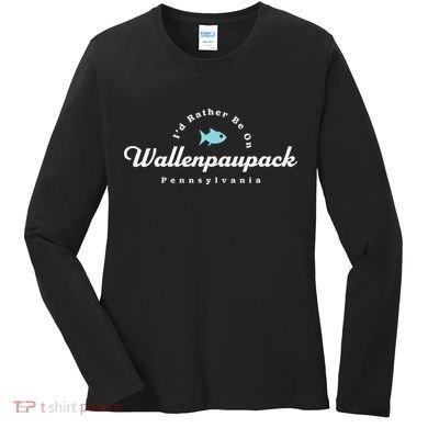 Lake Wallenpaupack Pennsylvania Women's Long Sleeve Shirt