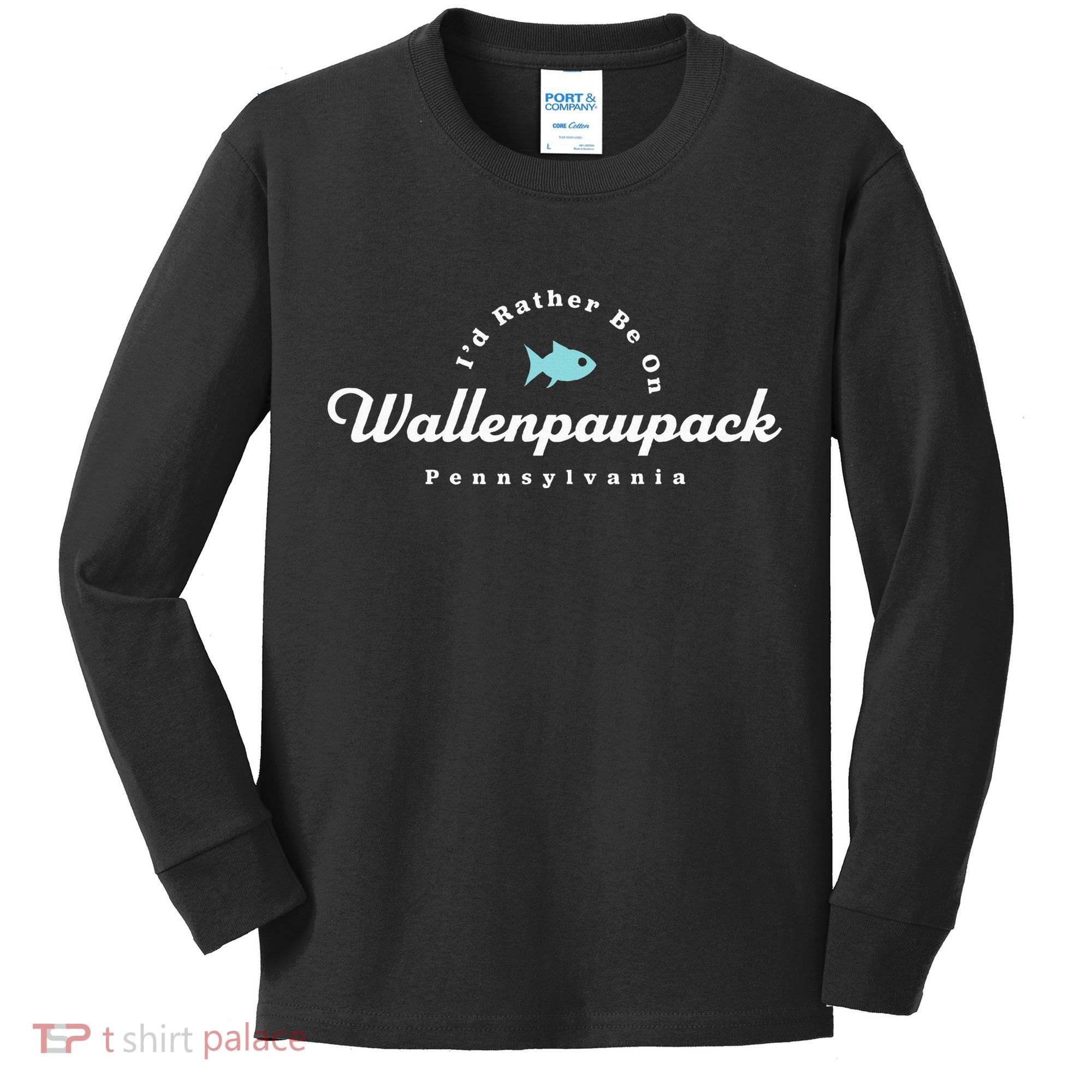 Lake Wallenpaupack Pennsylvania Kids Long Sleeve Shirt