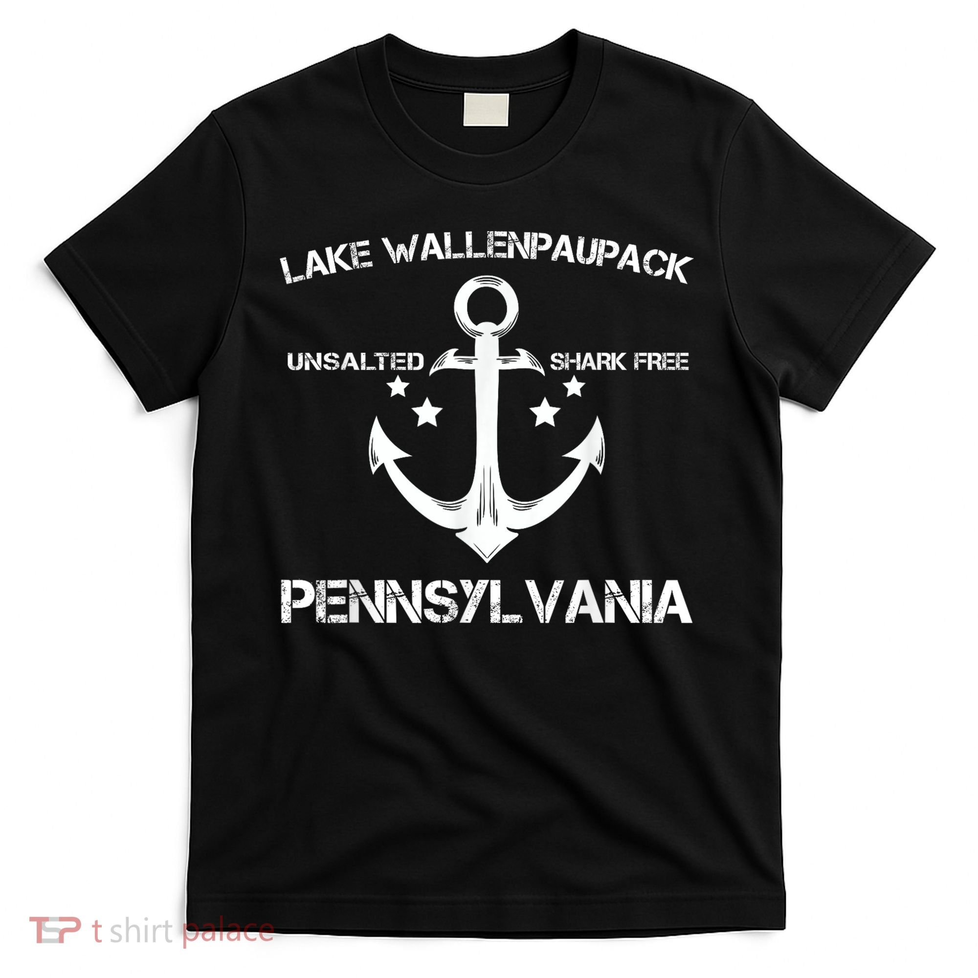 Lake Wallenpaupack Pennsylvania Funny Fishing Camping Gif T-Shirt