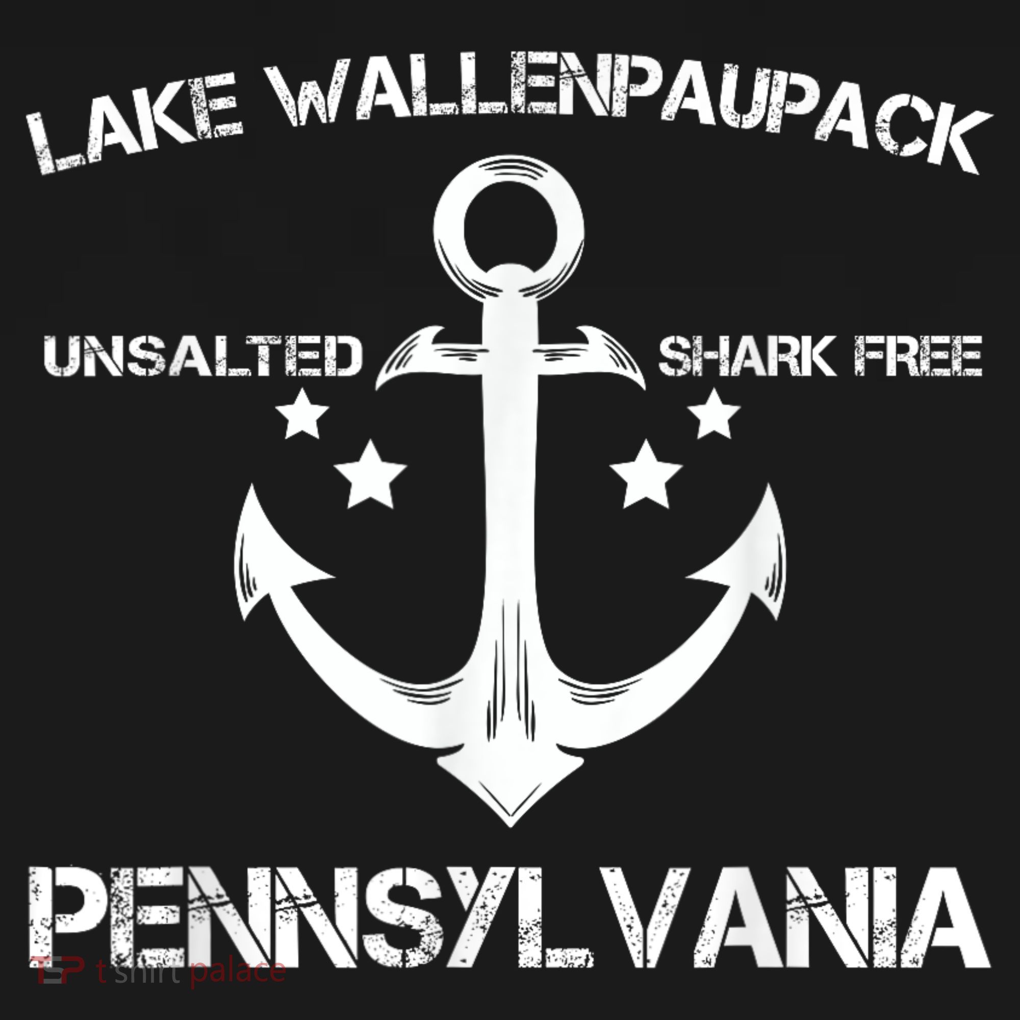 Lake Wallenpaupack Pennsylvania Funny Fishing Camping Gif Women's Hoodie