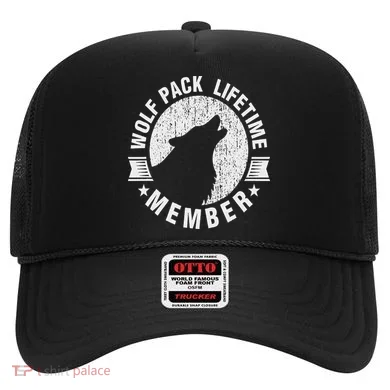 Lifetime Wolf Pack Member Distressed Howling Hat
