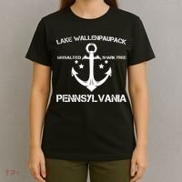LAKE WALLENPAUPACK PENNSYLVANIA Funny Fishing Camping Gift T-Shirt thumb 4
