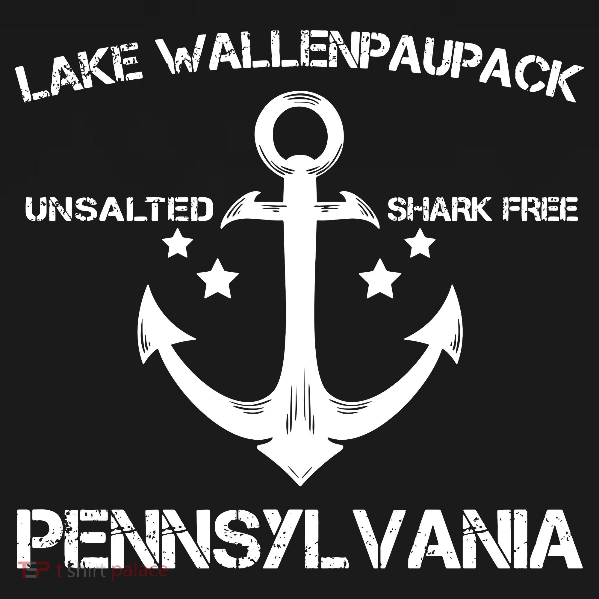 LAKE WALLENPAUPACK PENNSYLVANIA Funny Fishing Camping Gift T-Shirt