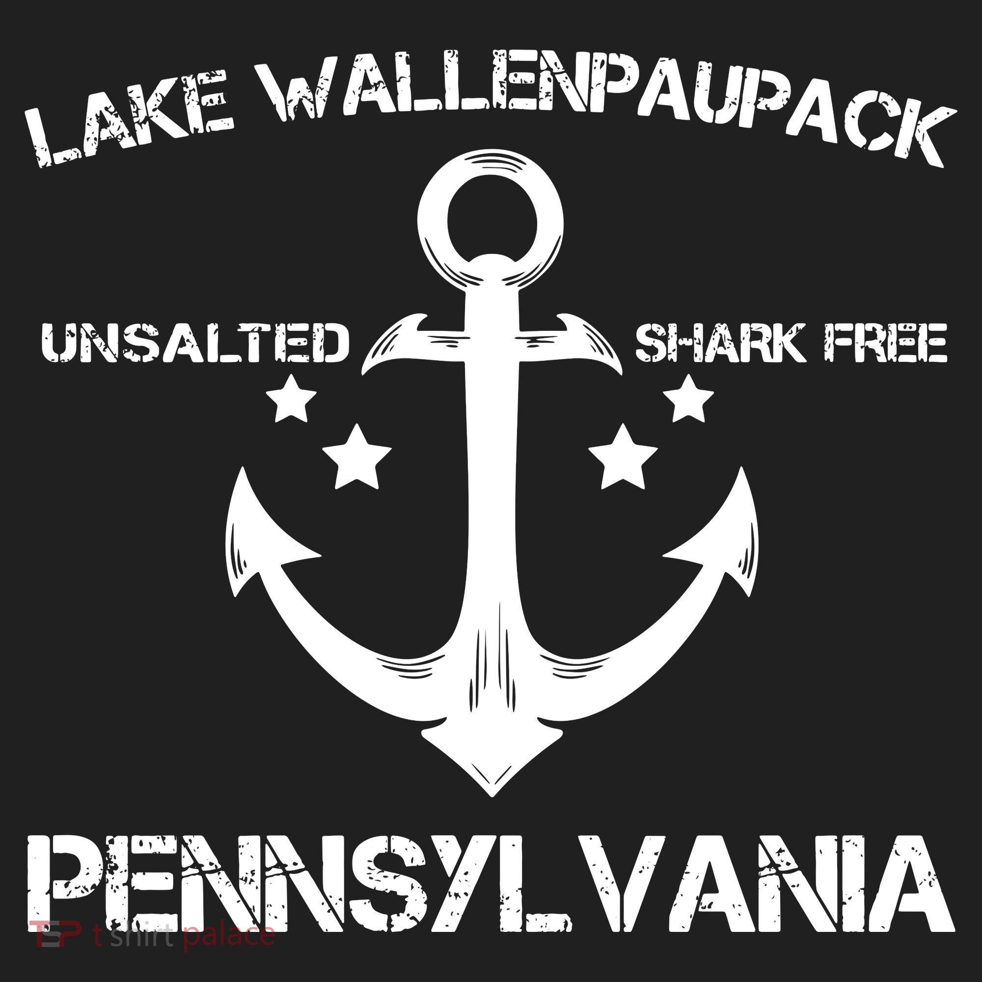 LAKE WALLENPAUPACK PENNSYLVANIA Funny Fishing Camping Gift Beanie
