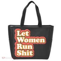 Let Women Run Shit Tote Bag thumb 0