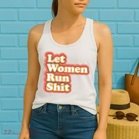 Let Women Run Shit Women's Tank Top thumb 2