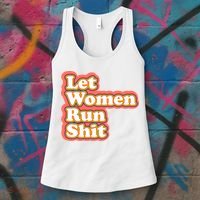 Let Women Run Shit Women's Tank Top thumb 3