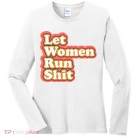 Let Women Run Shit Women's Long Sleeve Shirt thumb 0