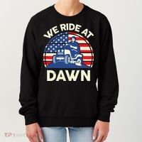 LawnMowing We Ride At Dawn LawnMower Women's Sweatshirt thumb 0