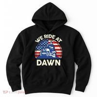 LawnMowing We Ride At Dawn LawnMower Hoodie thumb 0
